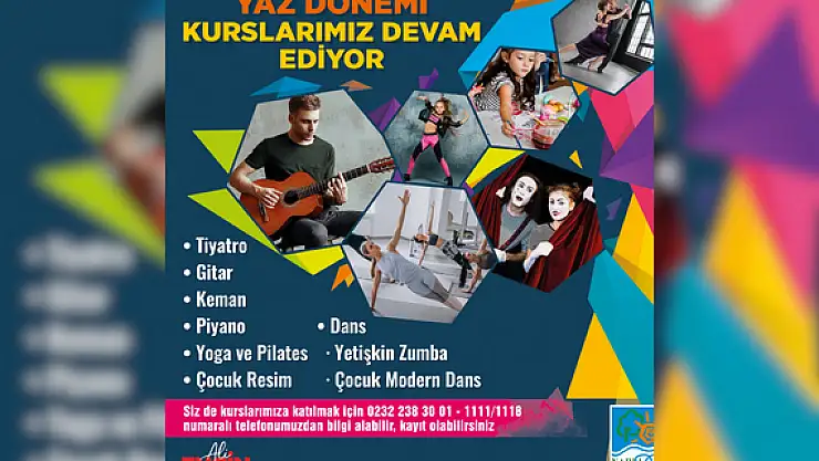 Narlıdere’de kültür sanat kursları devam ediyor