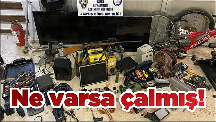 Ne varsa çalmış!