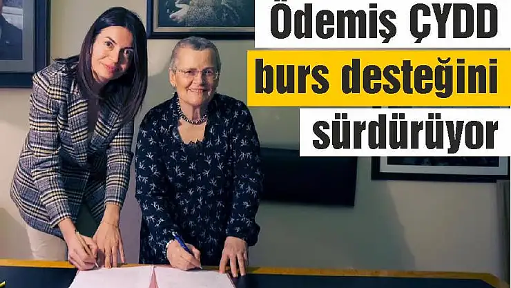 Ödemiş ÇYDD burs desteğini sürdürüyor