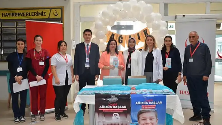 Ödemiş Devlet Hastanesi'nde Ağız ve Diş Sağlığı Standı Açıldı