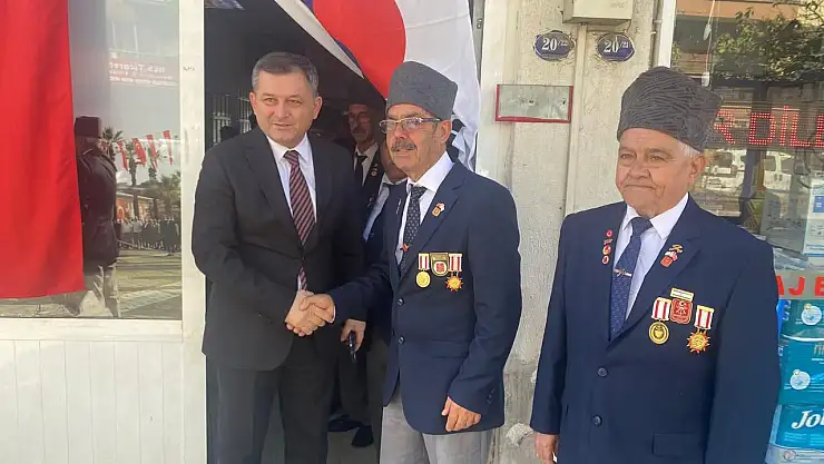 Ödemiş Kaymakamı Erdoğan'dan Gaziler Günü Ziyareti