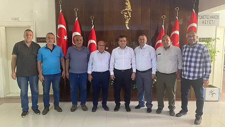 Ödemiş Madeni İşler ve Demirciler Odası'ndan Kaymakam Hakan Yavuz Erdoğan'a Ziyaret