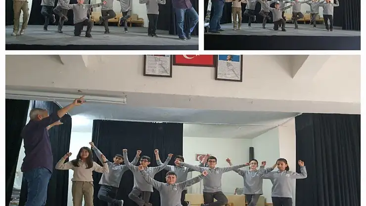 ÖDEMİŞ ORTAOKULUNDA  HALK OYUNLARI KURSU