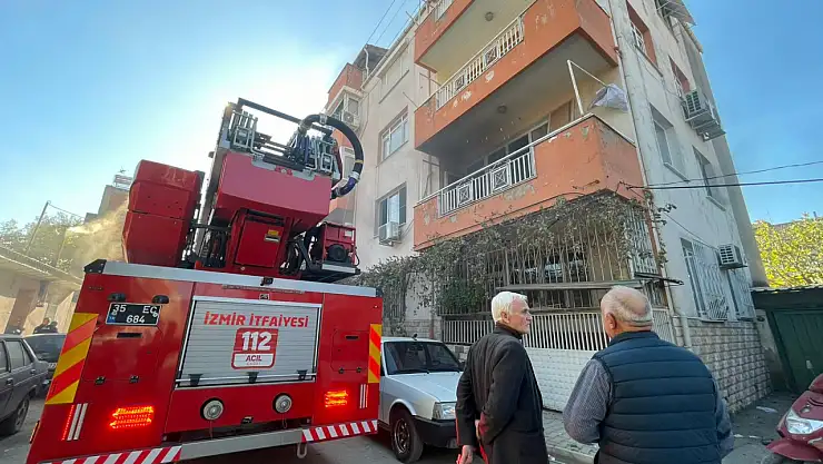 Ödemiş'te Apartman Dairesinde Korkutan Yangın