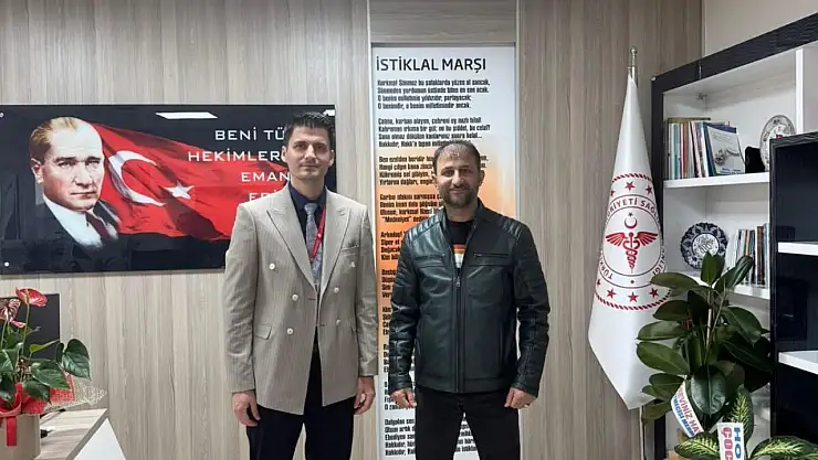 Ödemiş'te Gençlik ve Spor Müdüründen Hastaneye Nezaket Buluşması