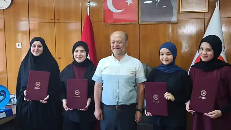 Ödemiş'te Hafızlık Belge Töreni