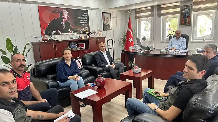 Ödemiş'te Orman Yangınlarına Karşı Ortak Tedbir Toplantısı