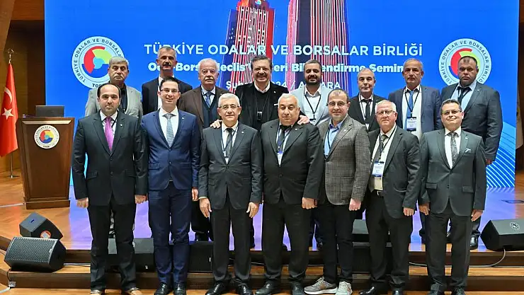 ÖDEMİŞ TİCARET BORSASI TOBB MECLİS ÜYELERİ BİLGİLENDİRME SEMİNERİ'NE KATILIM SAĞLADI