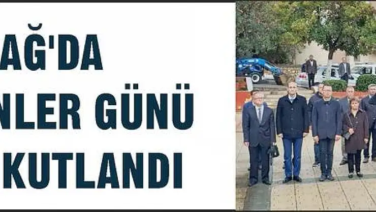 ÖDEMİŞ'TE 24 KASIM ÖĞRETMENLER GÜNÜ KUTLANDI