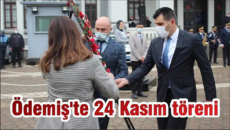 Ödemiş'te 24 Kasım töreni
