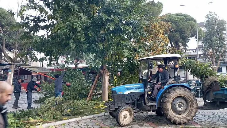 ÖDEMİŞ'TE KIŞ BAKIM ÇALIŞMALARI DEVAM EDİYOR