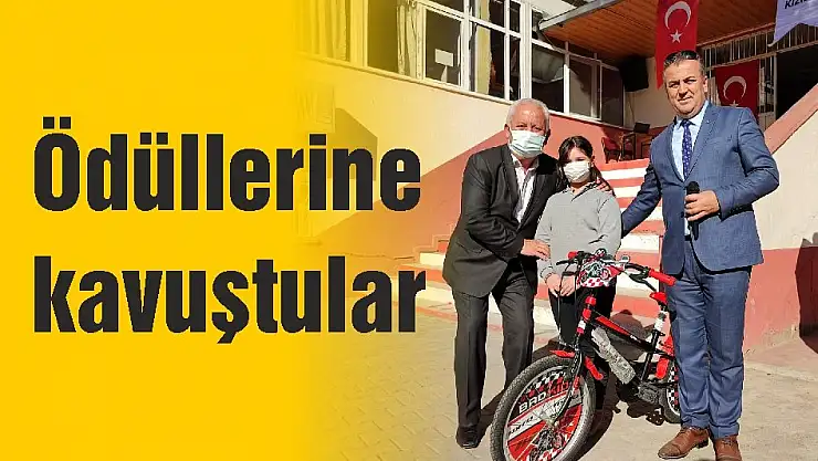 Ödüllerine kavuştular