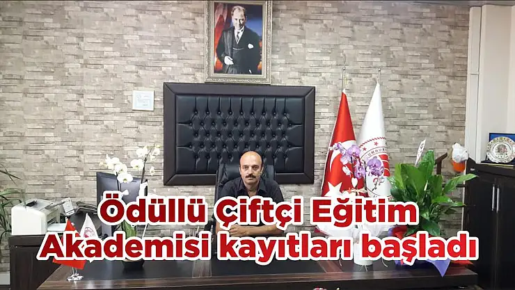 Ödüllü Çiftçi Eğitim Akademisi kayıtları başladı