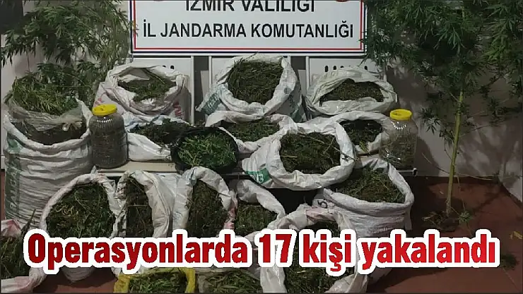 Operasyonlarda 17 kişi yakalandı