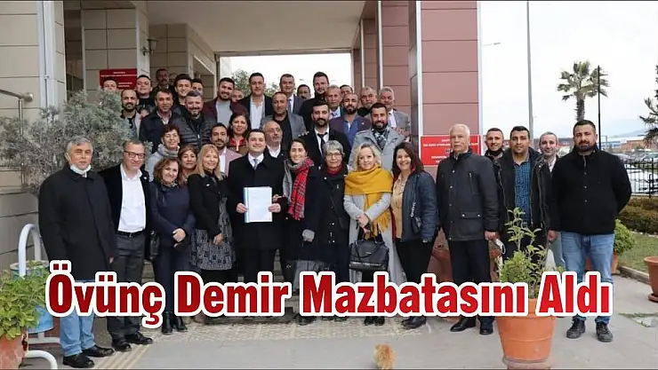 Övünç Demir Mazbatasını Aldı