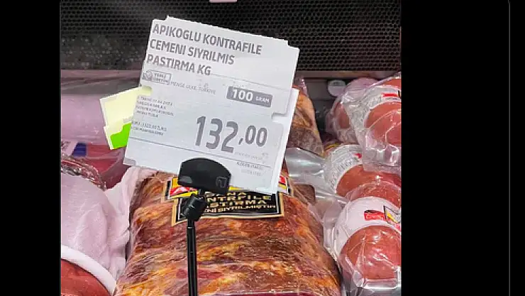 Pastırma gram altınla yarışıyor