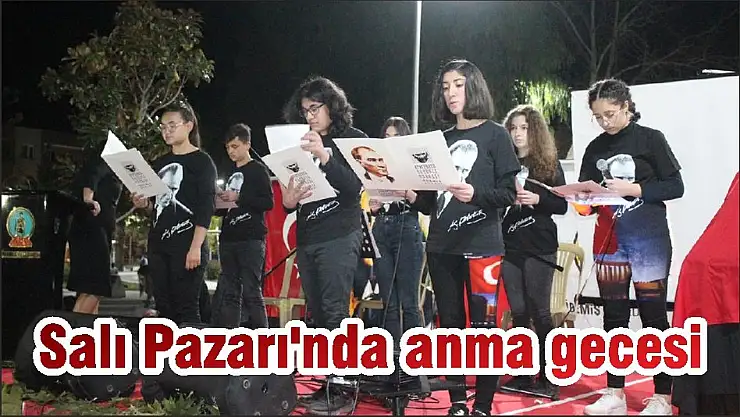 Salı Pazarı'nda anma gecesi