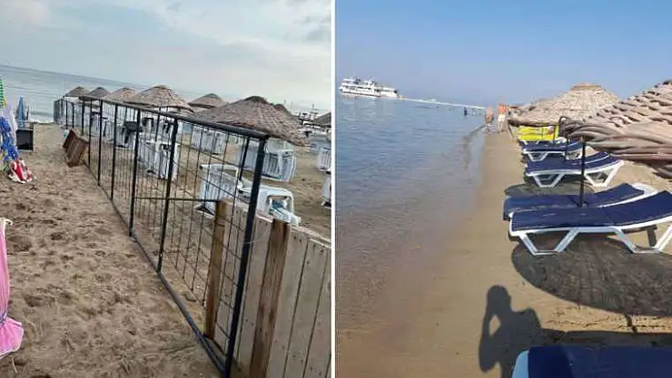 Sarımsaklı plajları ablukada!