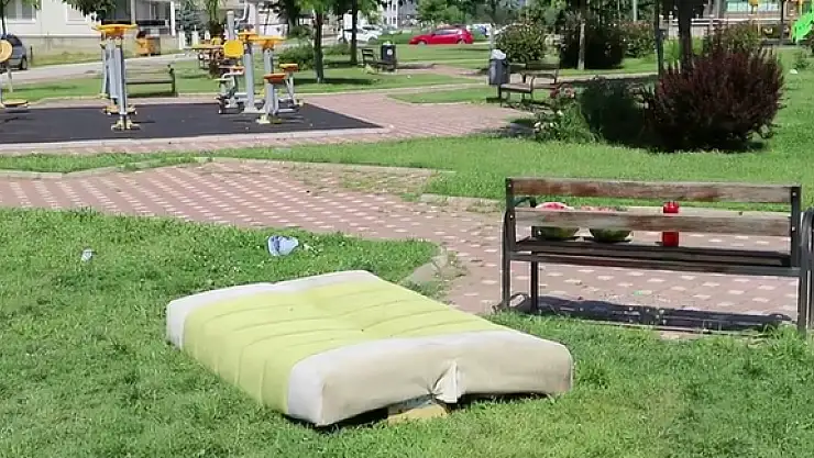 Şehit Eren Bülbül Parkı magandaların saldırısına uğradı