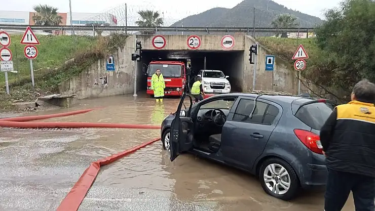 Şiddetli yağışa rağmen kent genelinde sorun yaşanmadı