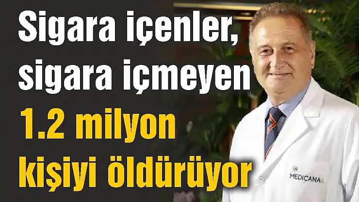Sigara içenler, sigara içmeyen 1.2 milyon kişiyi öldürüyor