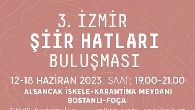 ‘Şiir hatları buluşması’