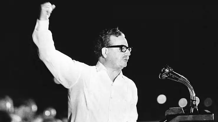 Şili’de sosyalist başkanın CIA desteğiyle faşist darbe ile devrilişine protesto