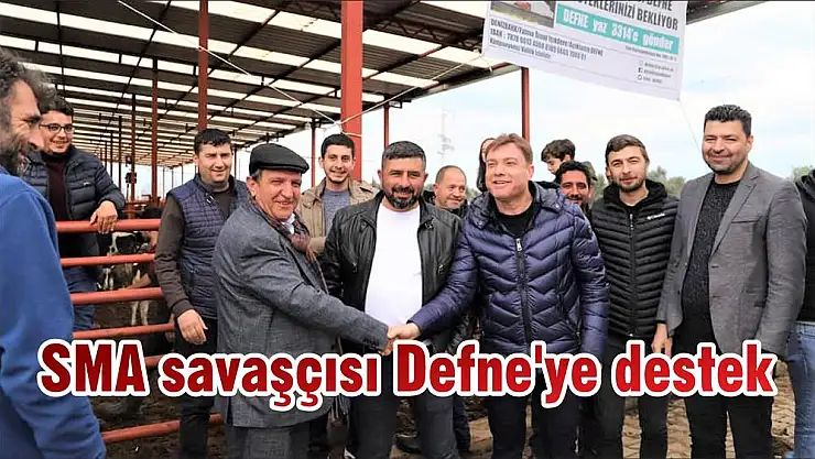 SMA savaşçısı Defne'ye destek