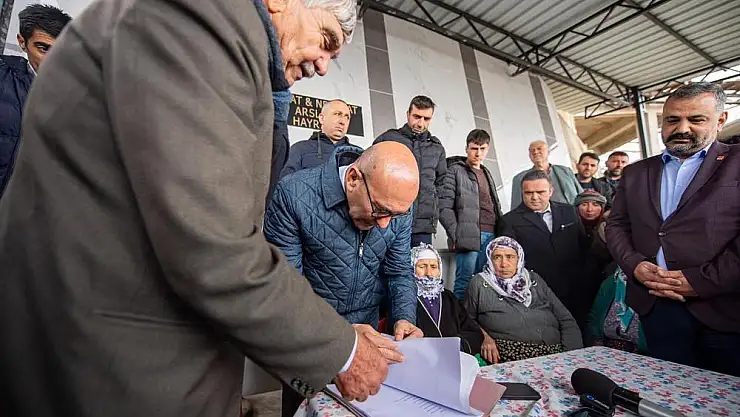 Soyer'den en az oy aldığı köye ziyaret