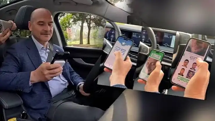 Soylu telefonundaki özel uygulamayı gösterdi