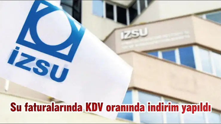 Su faturalarında KDV oranında indirim yapıldı