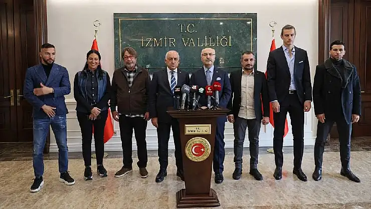 TFF Başkanı Büyükekşi’den İzmir Valisi Köşger’e ziyaret
