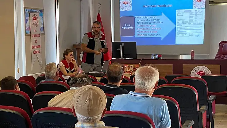 Tire'de Şap Hastalığına Karşı Bilgilendirme Toplantısı