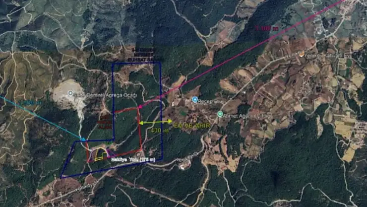 Tire'de Zeytinliklerin Yanına Taş Ocağına İzin Çıkmadı!