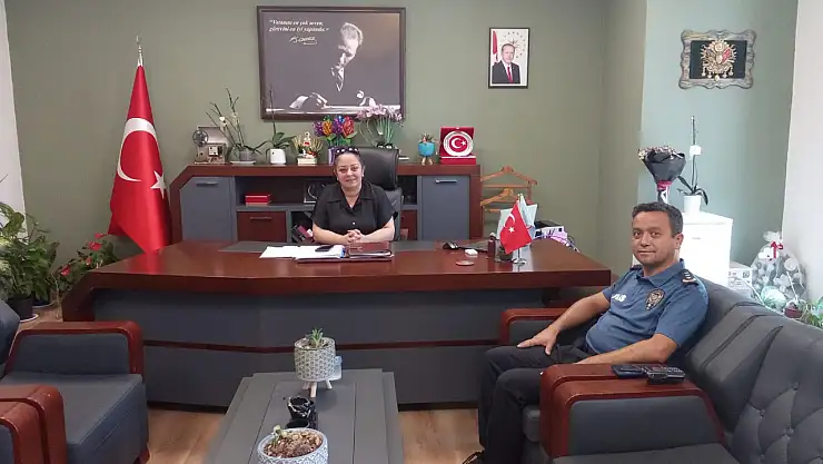 Tire İlçe Milli Eğitim Müdürü Duygu Çevirgen UZUN'a Veda Ziyareti