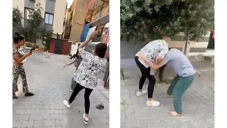 Torbalı İlçesinde Kızlar Arasında Çıkan Kavga