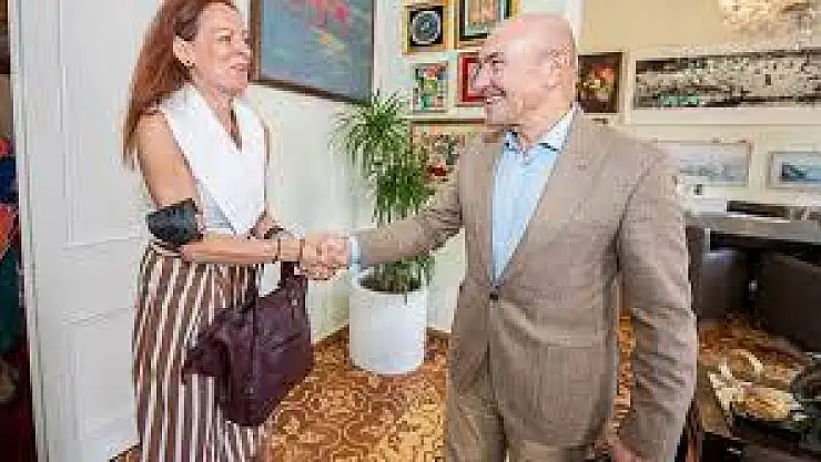 Tunç Soyer,  Yunanistan İzmir Başkonsolosu  Ağırladı