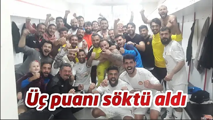 Üç puanı söktü aldı