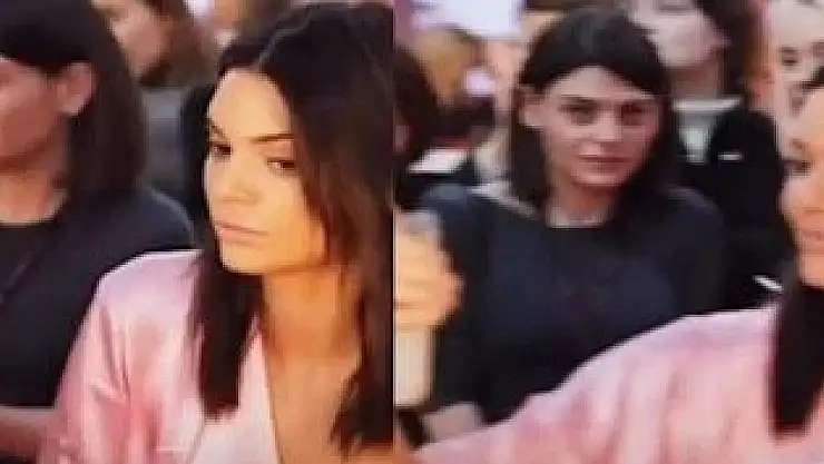 Ünlü mankenden tepki çeken hareket!