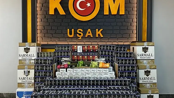 Uşak’ta ‘Makaron’ operasyonu… Çok miktarda ele geçirildi