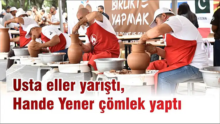 Usta eller yarıştı, Hande Yener çömlek yaptı
