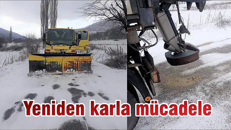 Yeniden karla mücadele