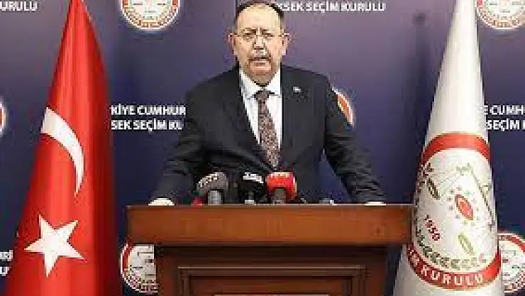 YSK’dan seçimlerle ilgili son dakika açıklaması
