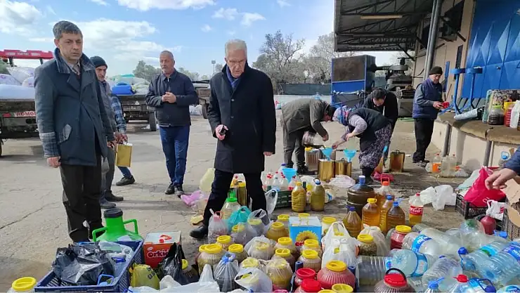 ZEYTİNLİK TARIMSAL KALKINMA KOOPERATİFİ'NDE İMECE