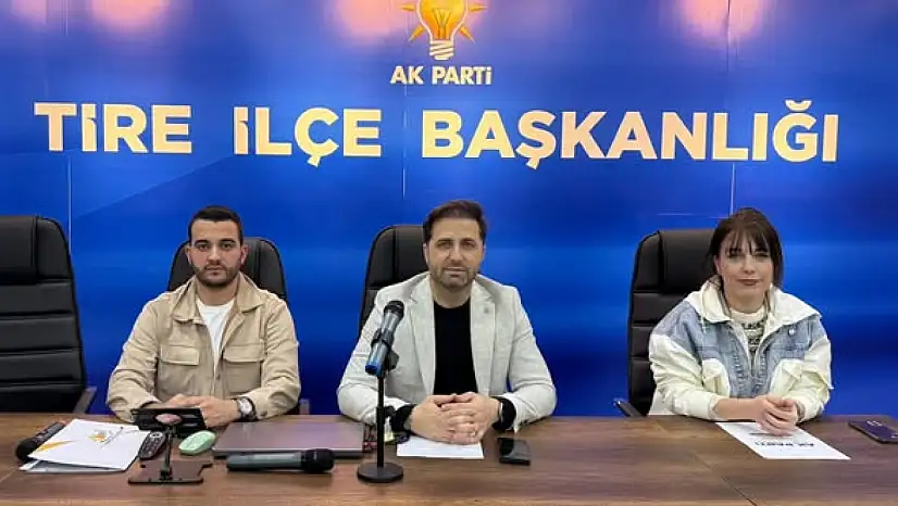 AK Parti Tire İlçe Teşkilatı Haftalık Toplantısını Gerçekleştirdi