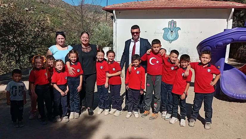 Dündarlı İlkokulu'nda yeni eğitim öğretim yılı ziyareti