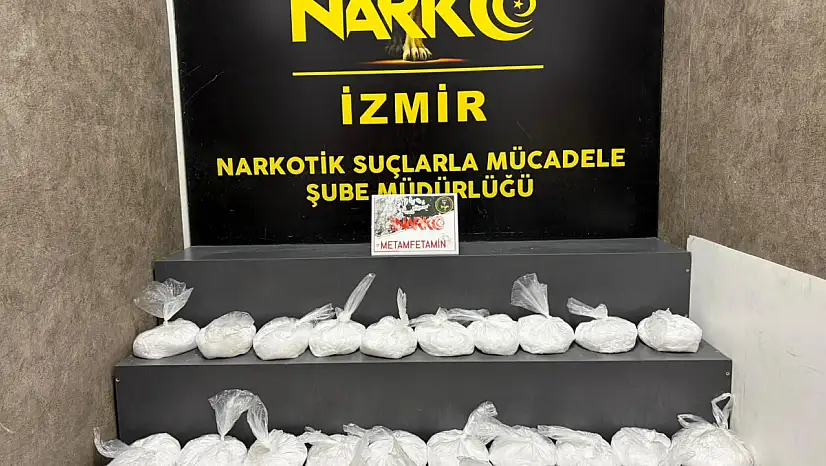İzmir Bornova'da 30 Kilo Metamfetamin Ele Geçirildi: Şahıs Tutuklandı