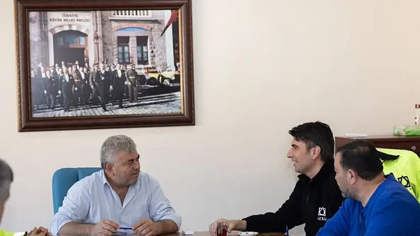 İZSU Genel Müdürü Gürkan Erdoğan'dan Kiraz'a Ziyaret
