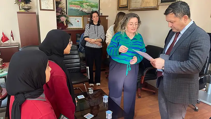 Kaymakam Erdoğan'a 'Yazarlık Atölyesi'nden Anlamlı Ziyaret