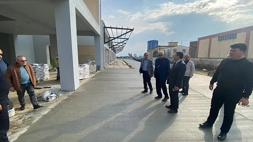 Kaymakam Erdoğan, Oto Galericiler Sitesi'nde İncelemelerde Bulundu